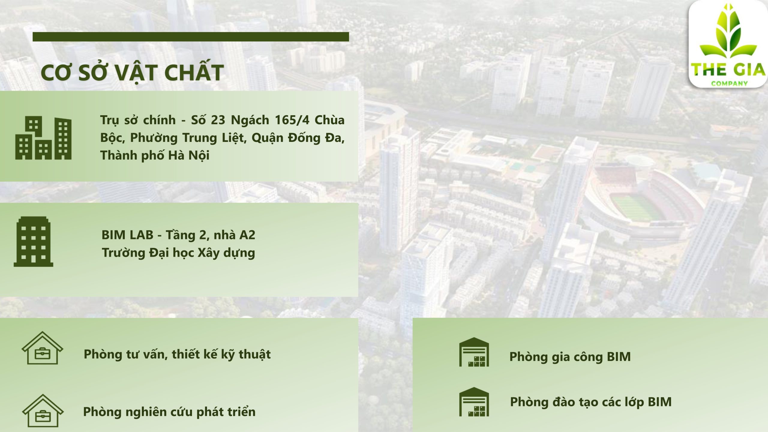 Cơ sở vật chất Thegia.vn
