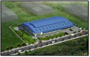 Tên dự án: Nhà máy sản xuất, gia công các sản phẩm giày dép Viet-Power giai đoạn 2 Nội dung thực hiện: Thiết kế kết cấu thép Quy mô: 19.000 m2 sàn viet power
